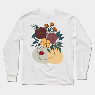 Woman in Bloom Long Sleeve T-Shirt